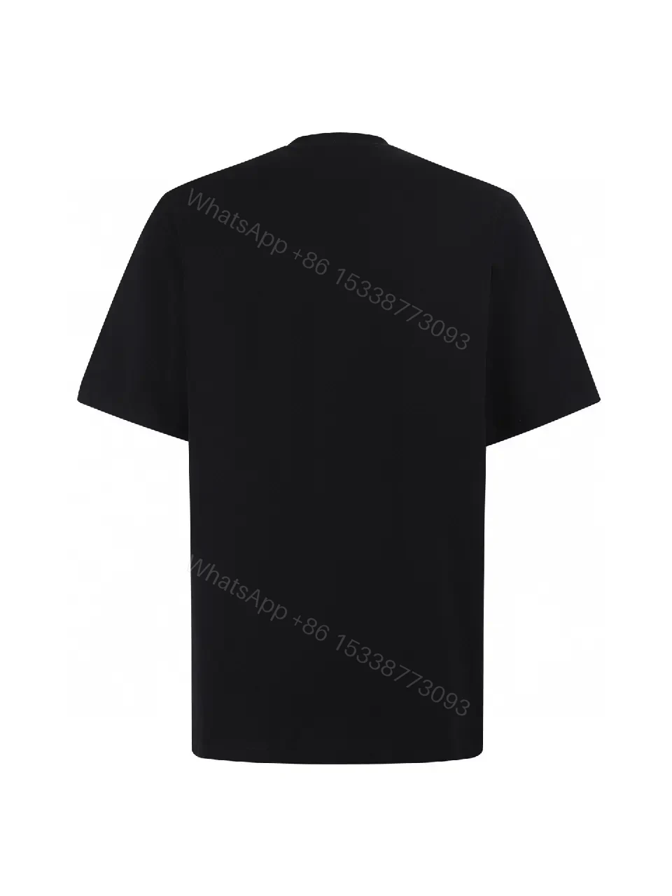 View 2 of Bold Logo Tee: Premium Cotton, Minimalist Black, Subtle Branding