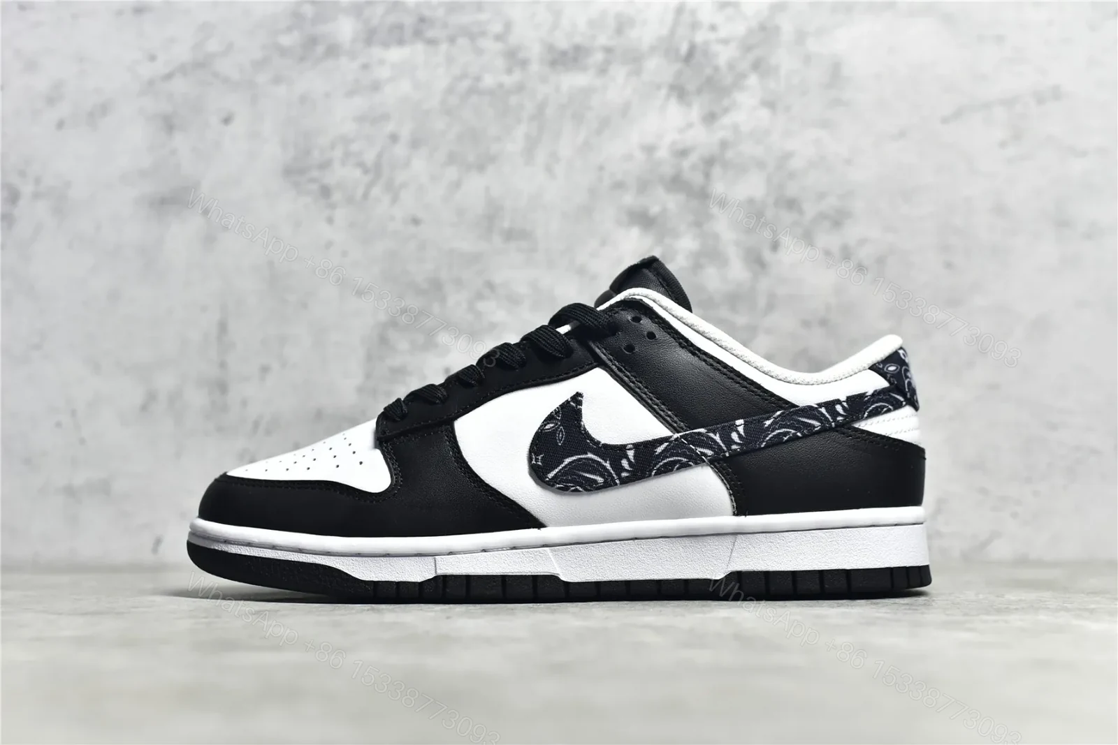 UA Dunk Low Black Paisley — view 1