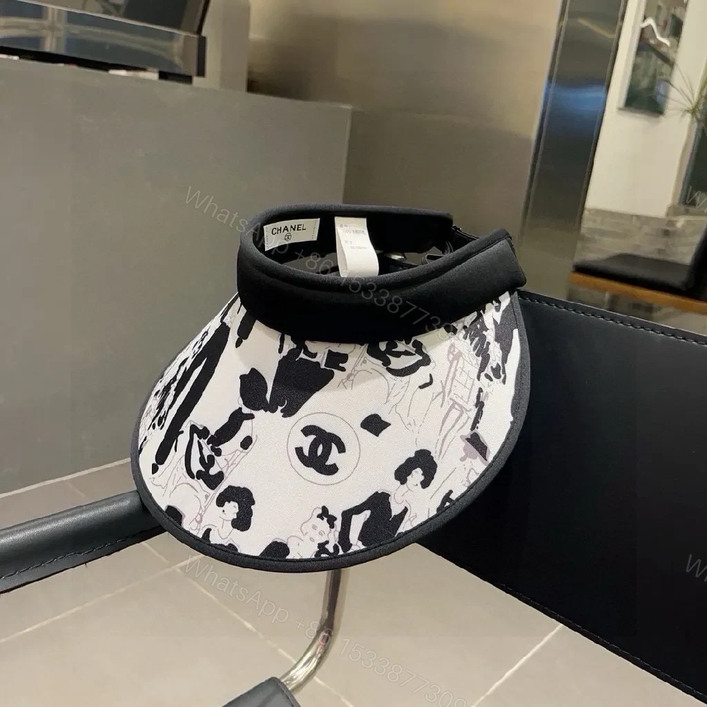 Monochrome Visor: Graphic Luxe, Everyday Comfort Visor — view 1