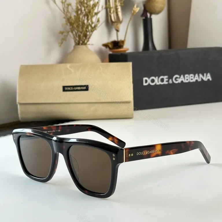 View 3 of Chic Blue Acetate Sunglasses â€” Gradient Lenses, D&G Style
