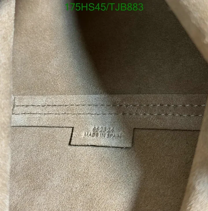 View 20 of Loewe Puzzle Fold Tote in Chocolate/Burgundy Shiny Calfskin DD9633