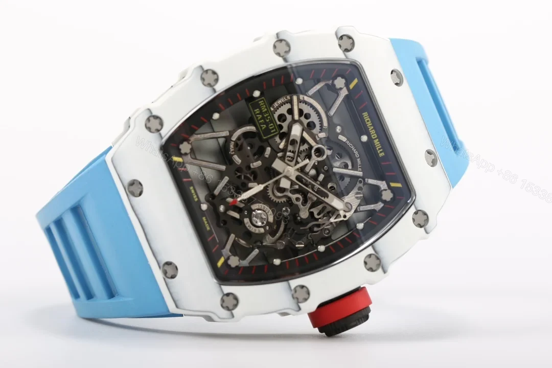 View 5 of Richard Mille RM35-01 NTPT Carbon Fiber RMUL3 Skeleton Automatic Watch RM35-01-NTPT-WG