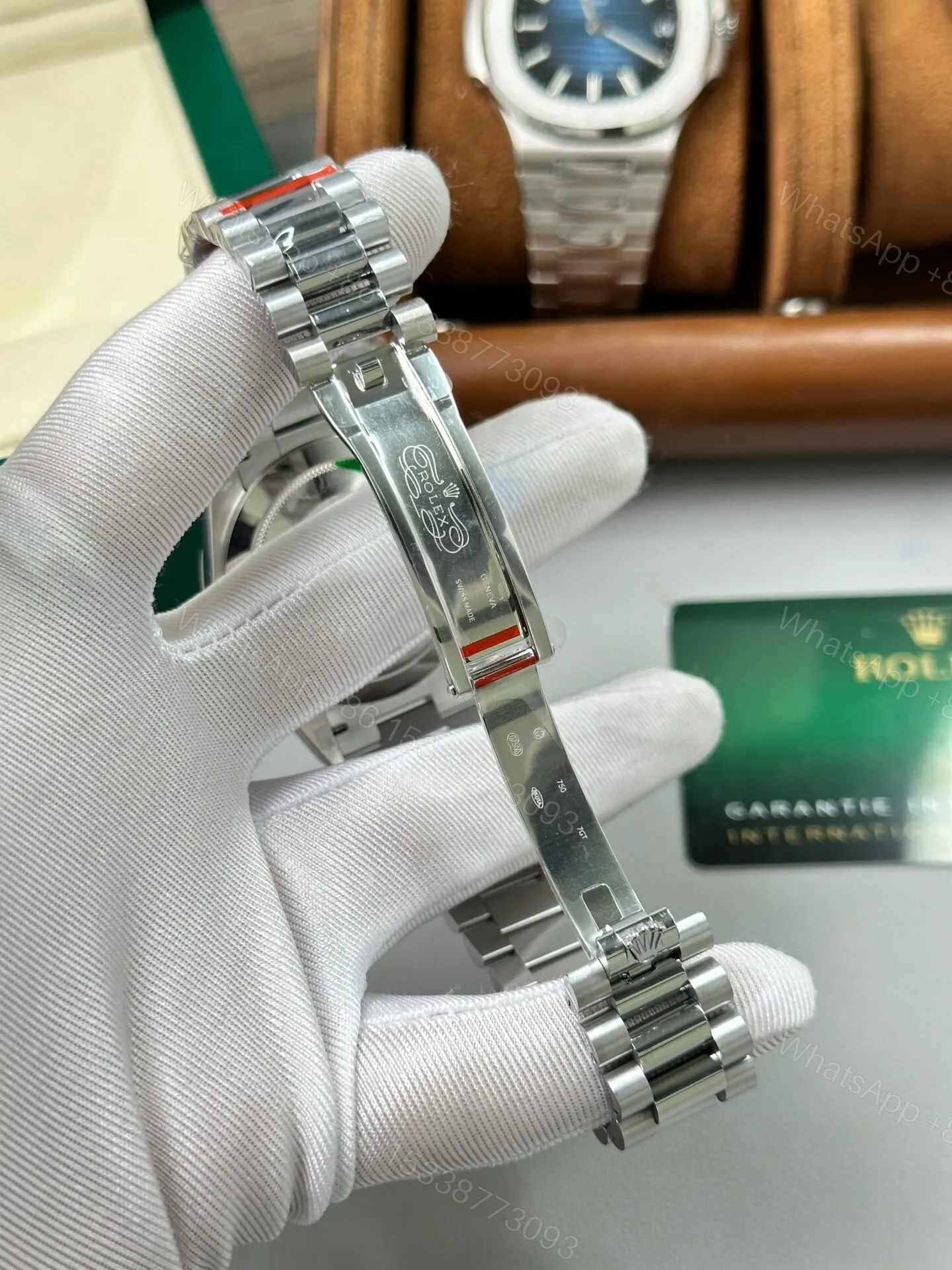 View 7 of Superclone Rolex Day-Date Bright Black Dial 228236-0003 40 mm