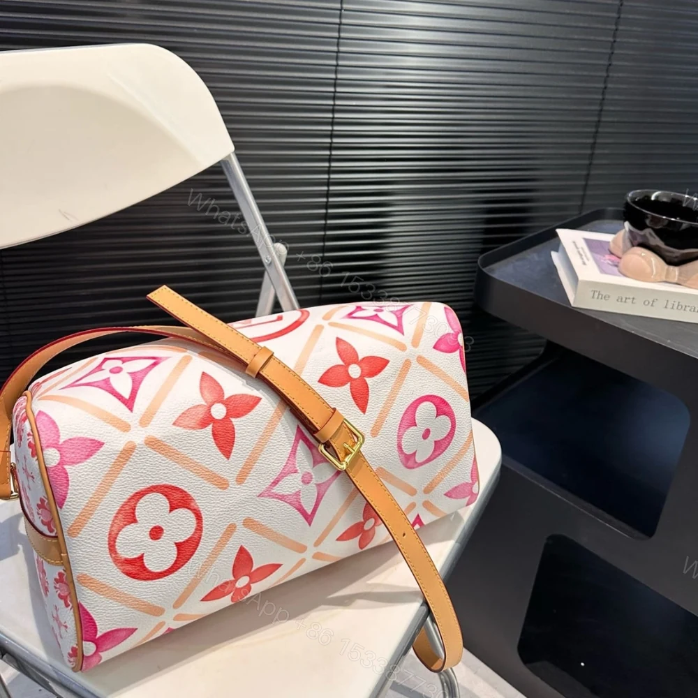 View 5 of Louis Vuitton Speedy Bandoulière 30 Other Monogram Canvas Coral 30Cm M11209