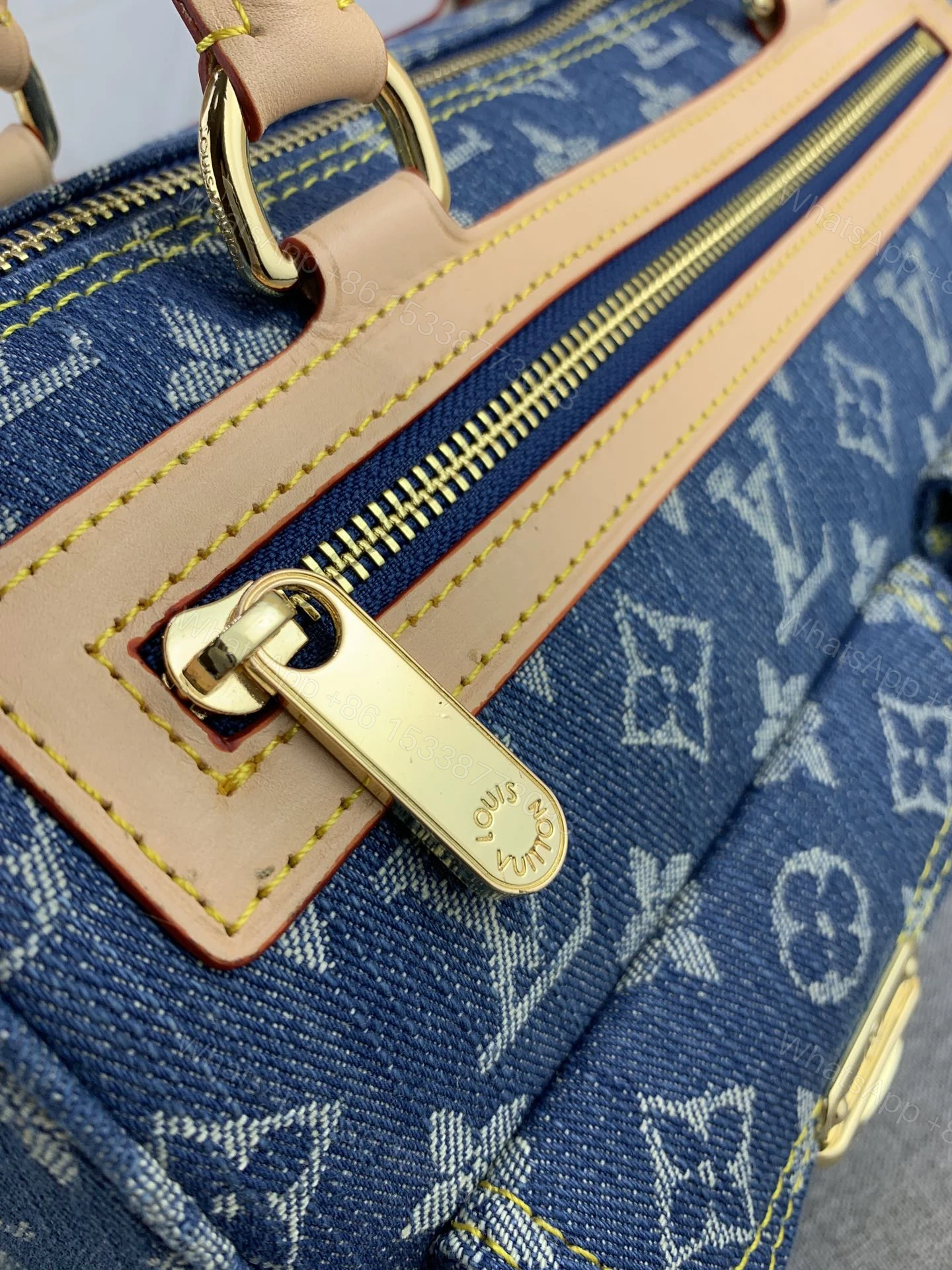 View 5 of LV Neo Speedy Denim Blue
