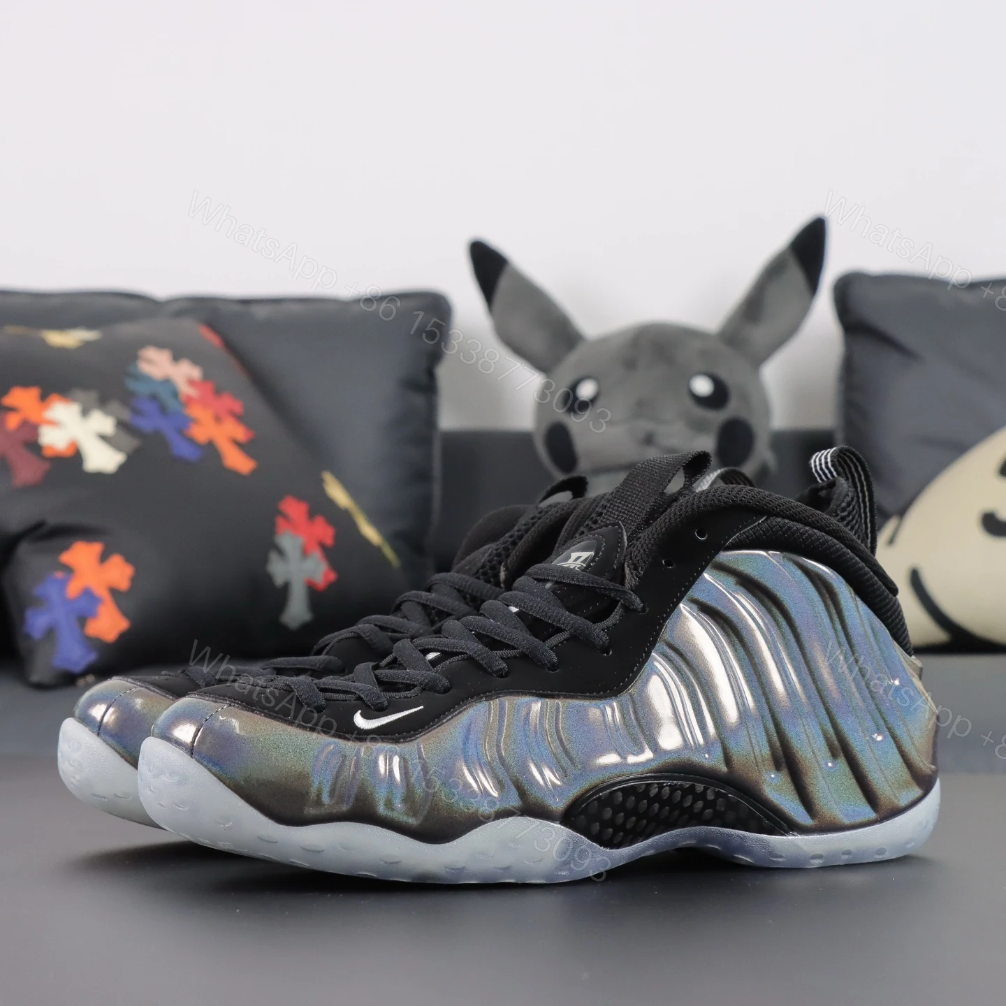 View 7 of Foamposite One “’Hologram”