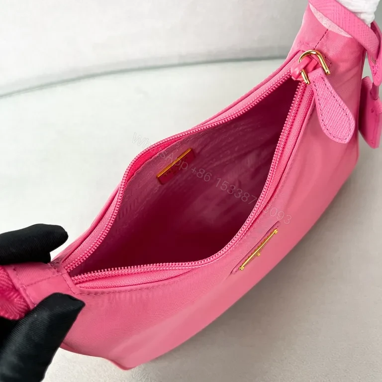 View 7 of Pink Prada-Inspired Mini Bag: Day-to-Night Luxe, Compact, Durable