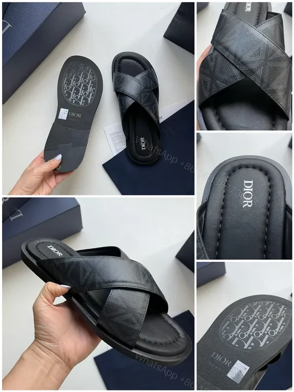 View 8 of Effortless Luxe Monogram Slide - Designer Comfort Sandal