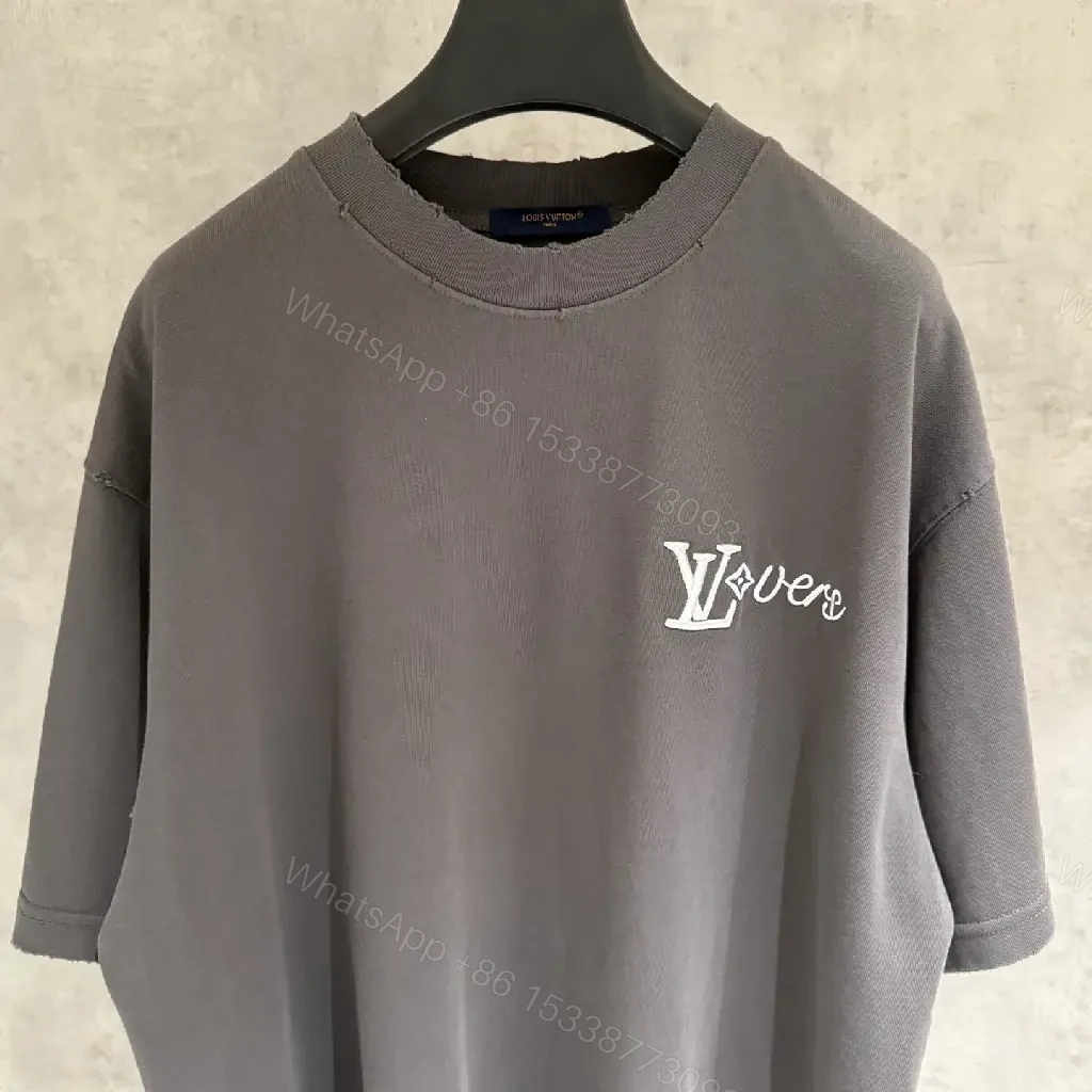 View 9 of Oversized Crewneck Tee: Luxe Minimalist Logo, Premium Knit