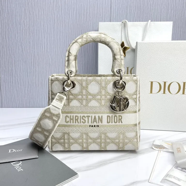 Christian Dior Monogram Handbag: Metallic Jacquard, Luxe Everyday Icon — view 1