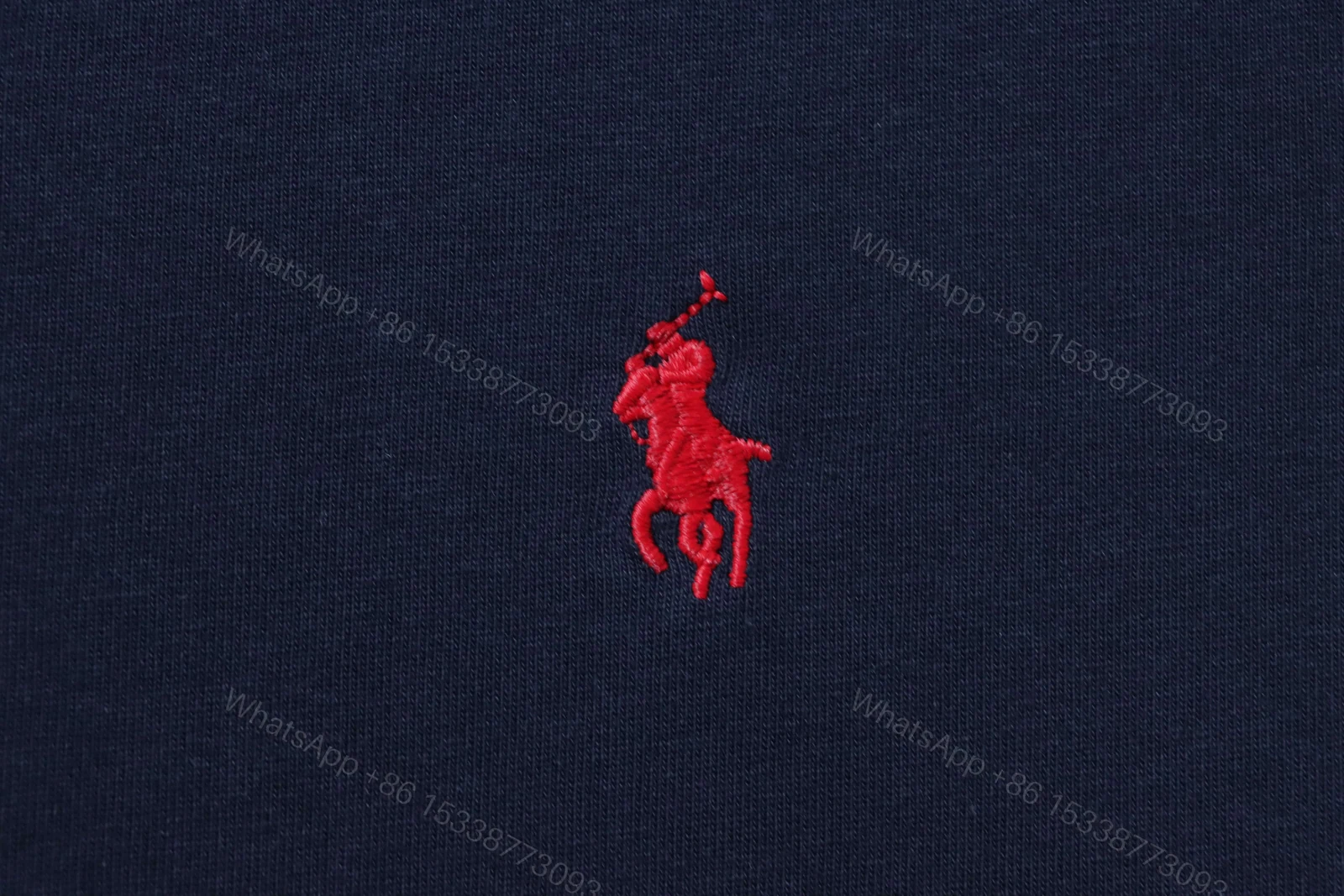 View 6 of Polo Ralph Lauren Small horse with round-neck short-sleeved shirt dark blue