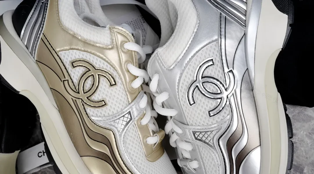 View 8 of Chic Metallic Luxe Sneakers: All-Day Comfort