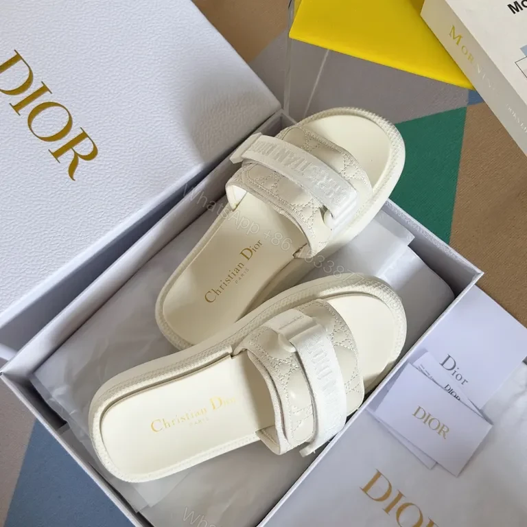 View 2 of Lux Sandals: Dior Signature Straps, Premium Leather, Lightweight Comfort