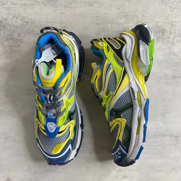View 4 of Bold Balenciaga-Style Multicolor High-Tops: All-Day Comfort Sneakers