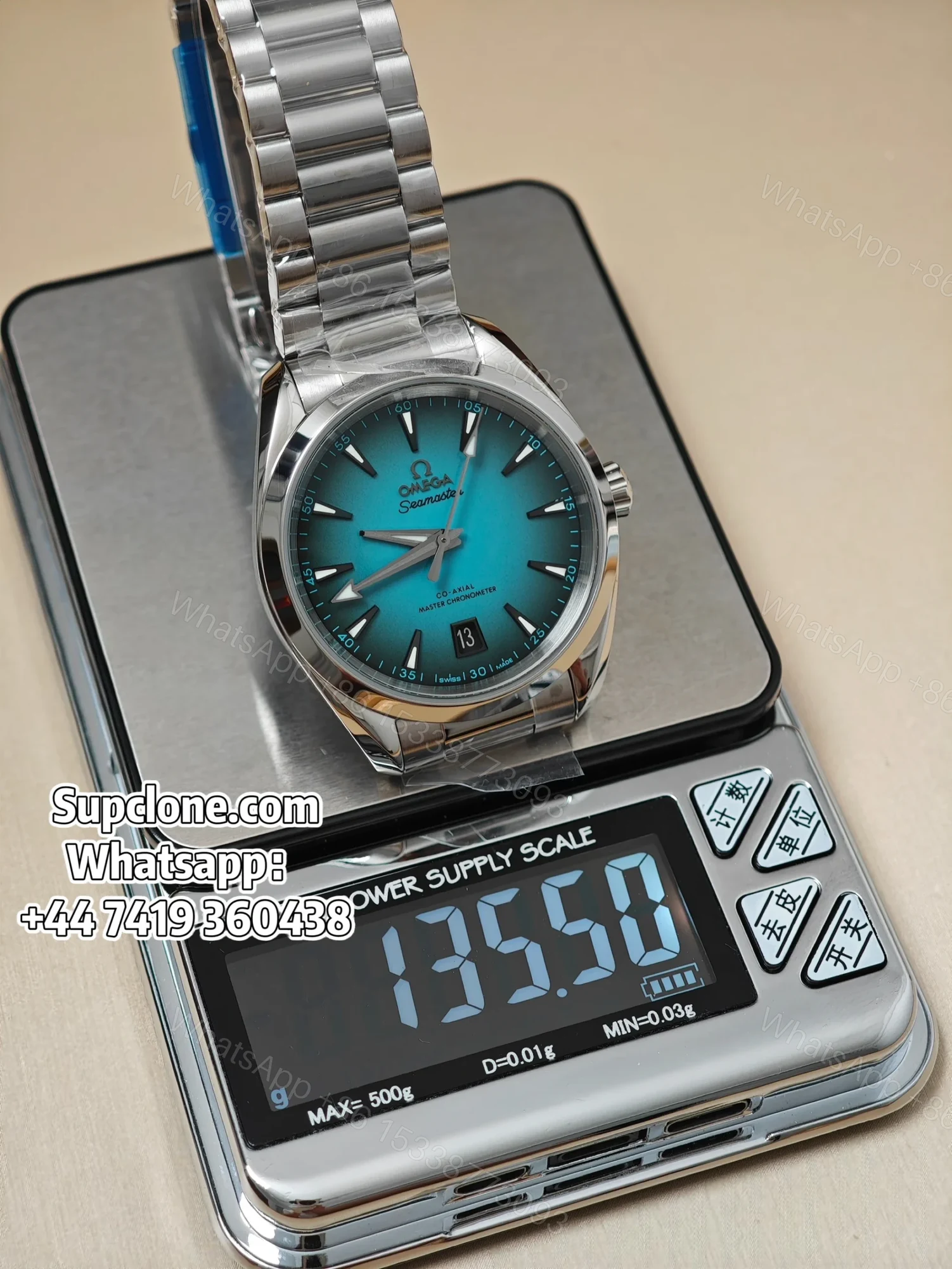 View 23 of Omega Super Clone Seamaster Aqua Terra 150M 41mm 220.10.41.21.03.006
