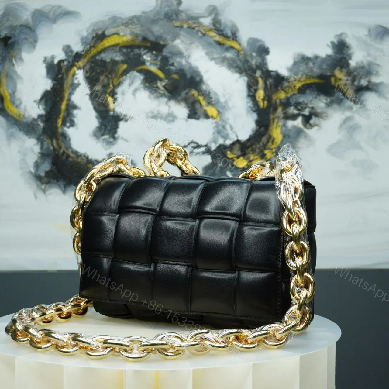 Bottega Veneta Leather Crossbody Bag — view 1