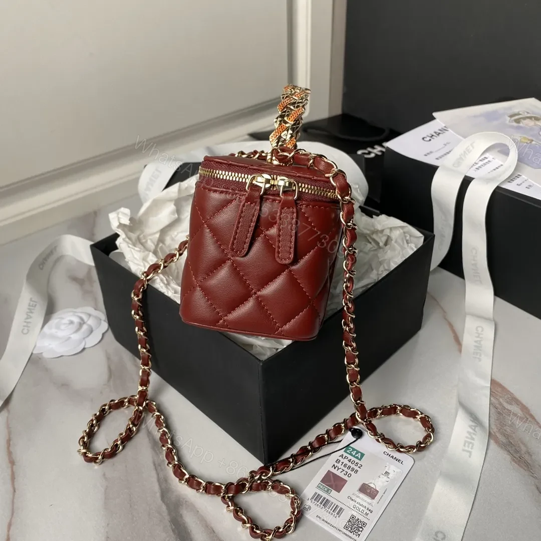 View 3 of Chanel 22B Small Flap Bag Gem Chain Dust Pink