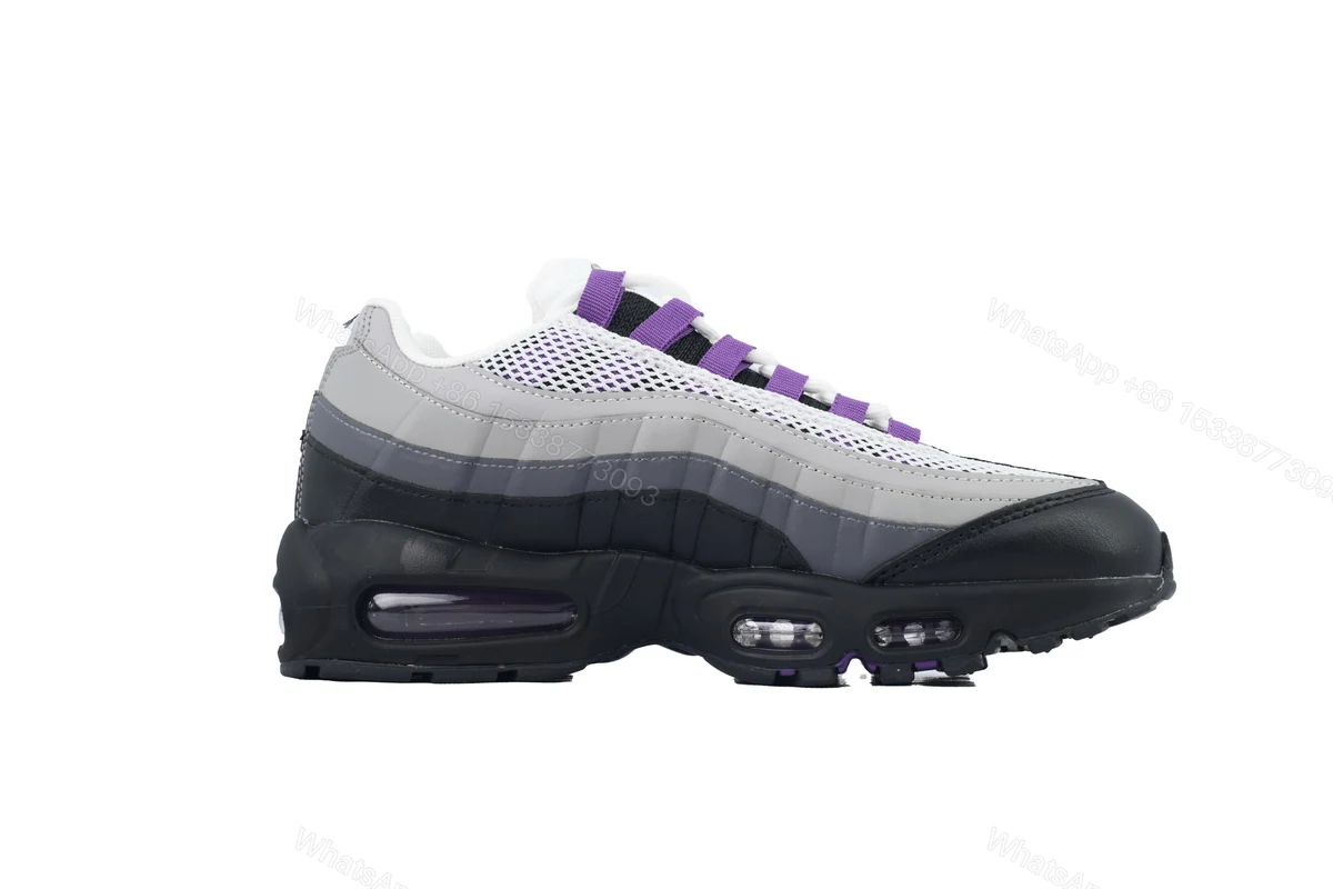 View 2 of Air Max 95 'Grey Purple' HD8015-003