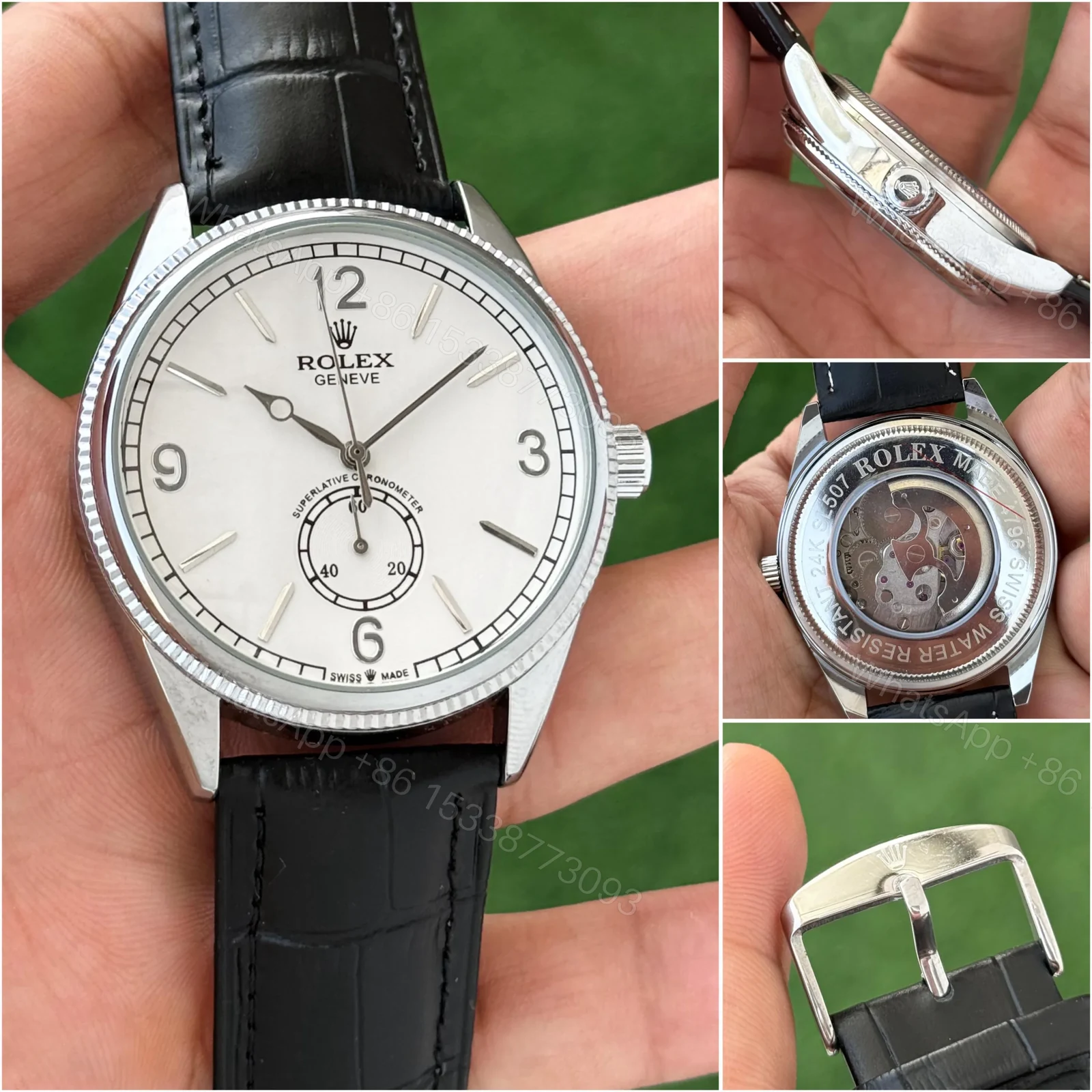 View 3 of Rolex Geneve 43mm White Dial