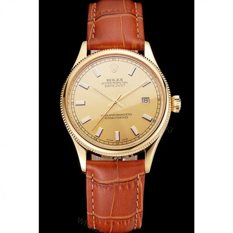 View 2 of Superclone Rolex Datejust Gold Dial REP016818 38 mm