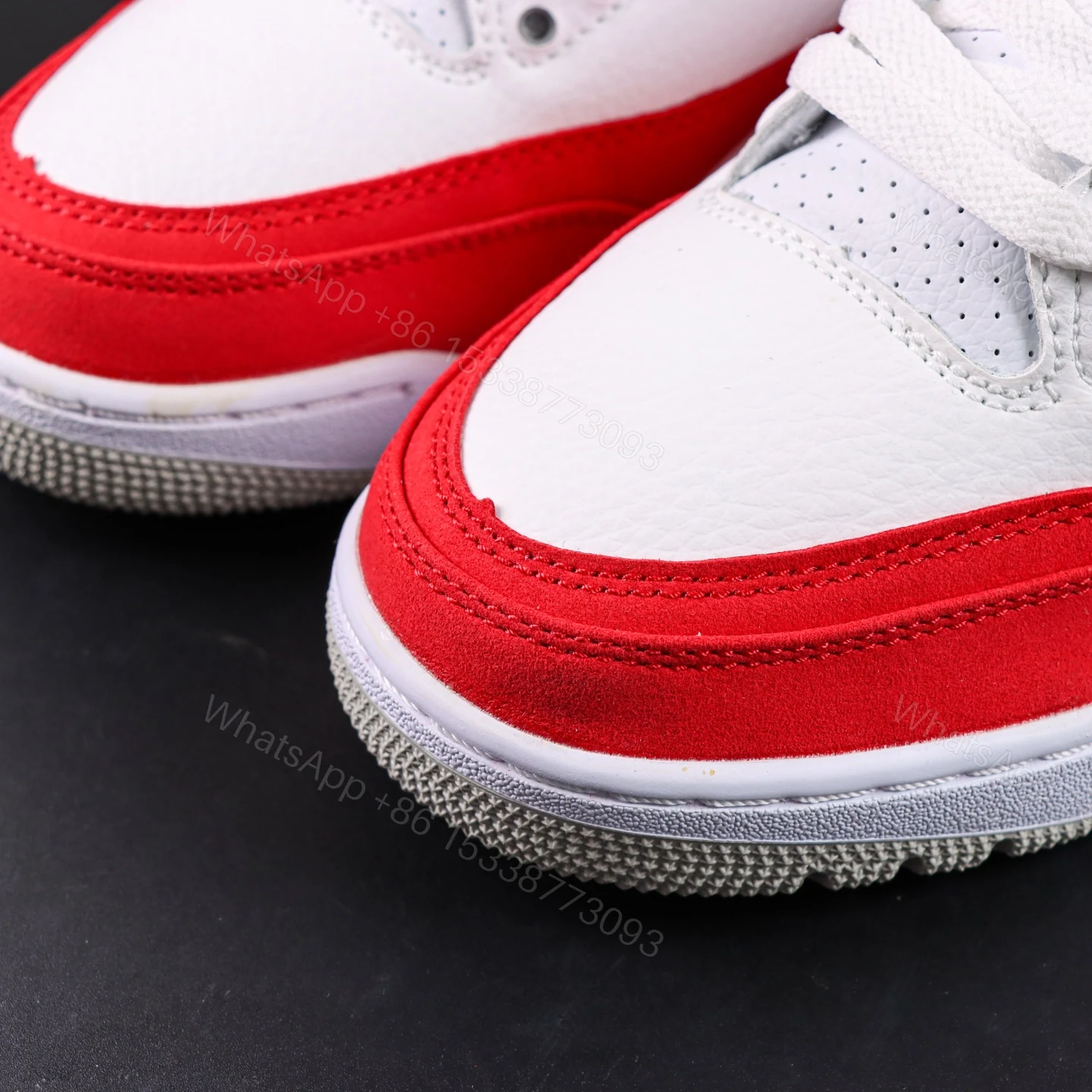View 5 of Jordan 3 Retro Tinker White University Red