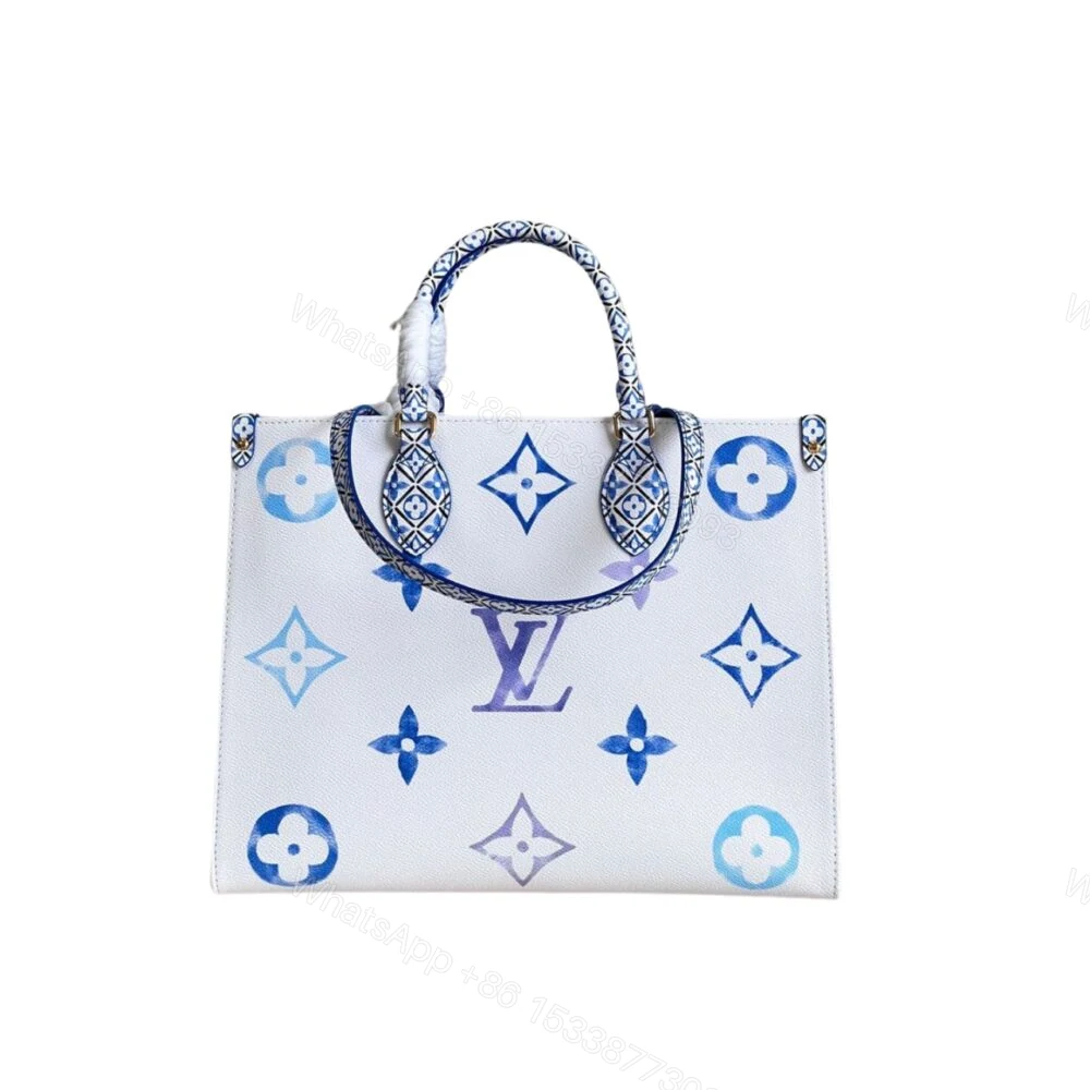 Louis Vuitton Onthego PM Bag Blue 25Cm — view 1