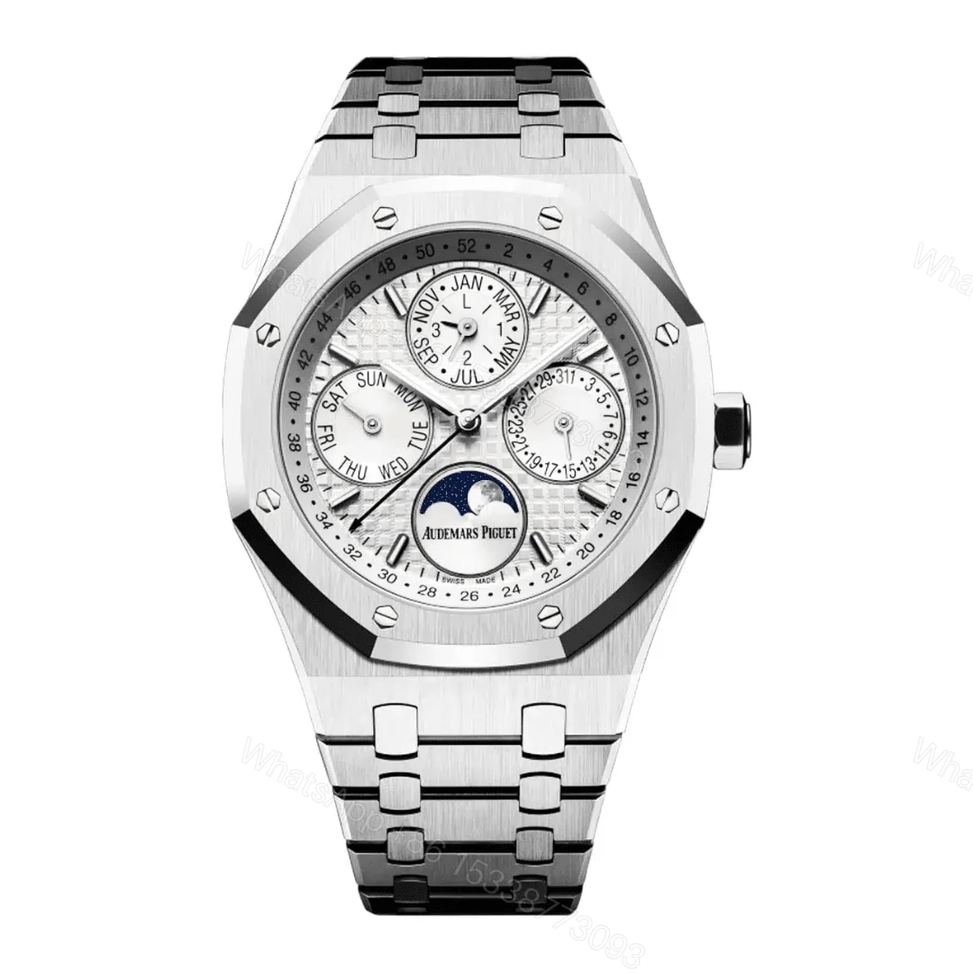 Audemars Piguet Royal Oak Perpetual Calendar White Dial Replica — view 1