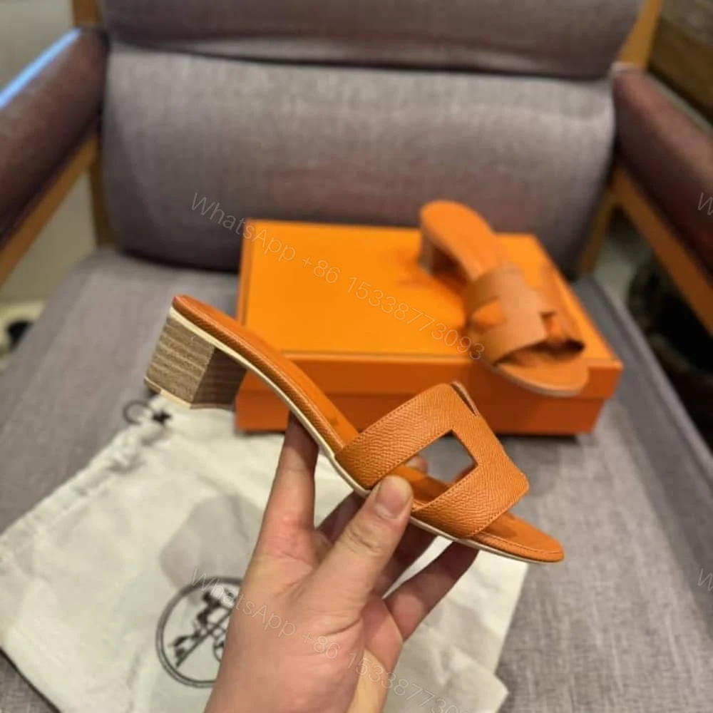View 3 of Hermes Oasis Sandals Orange
