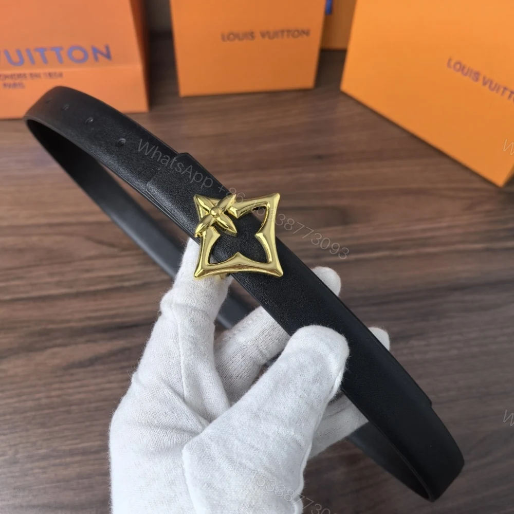 View 2 of LOUIS VUITTON LV FLOWERGRAM BELT 25MM BLACK