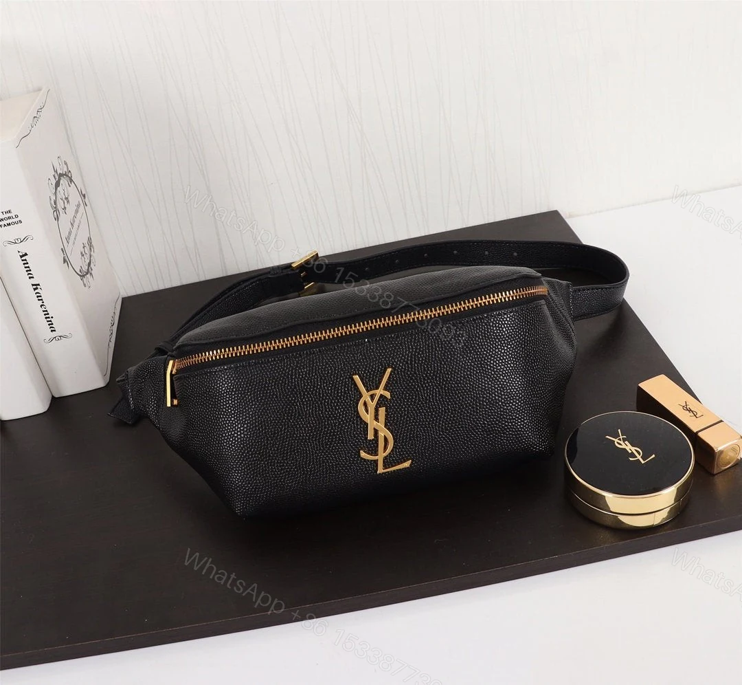 View 5 of Saint Laurent Classic Monogram Belt Bag