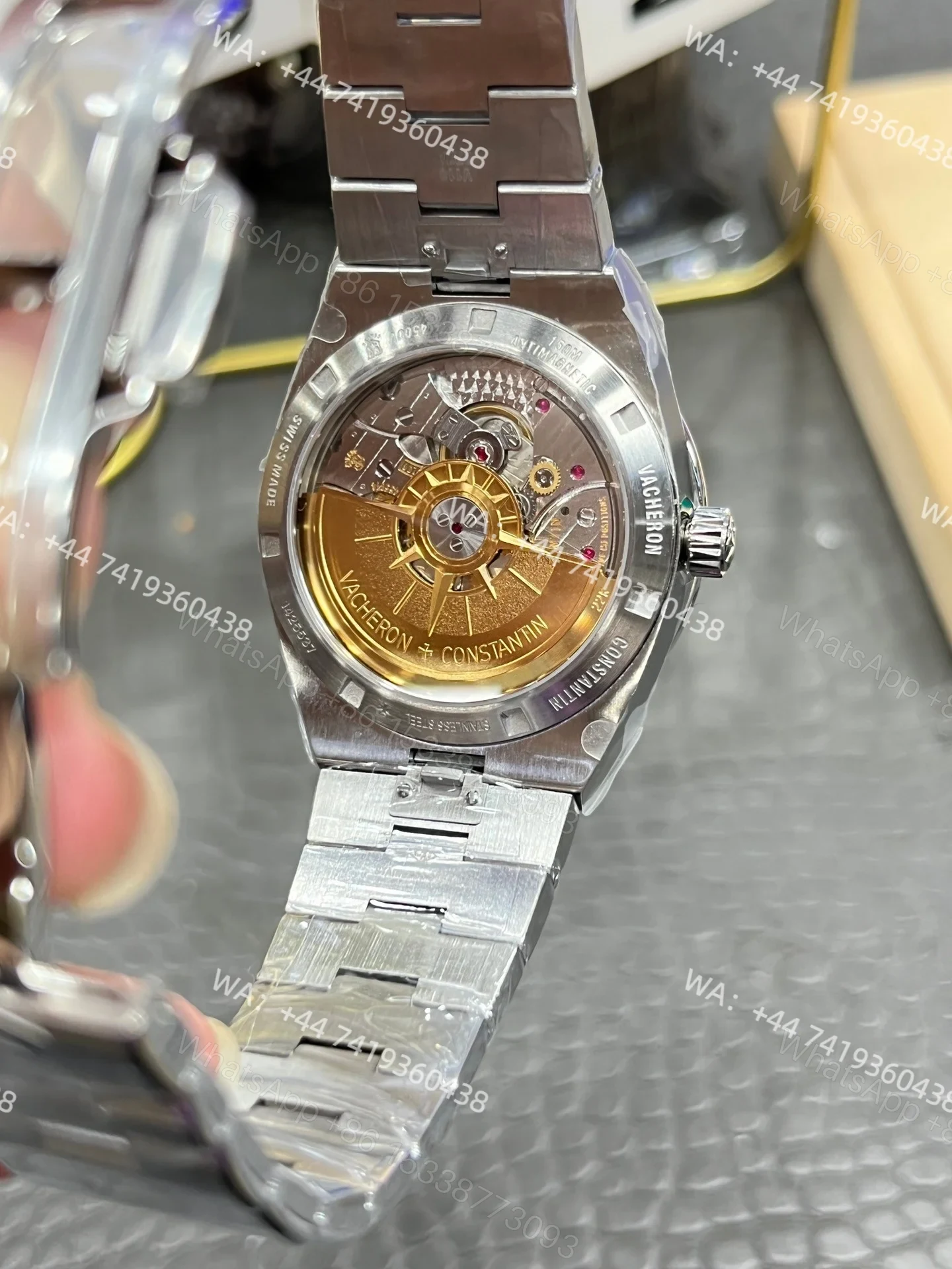 View 8 of Super Clone Vacheron Constantin Overseas 4500V/210A-B128 – Stainless Steel Blue Dial Watch