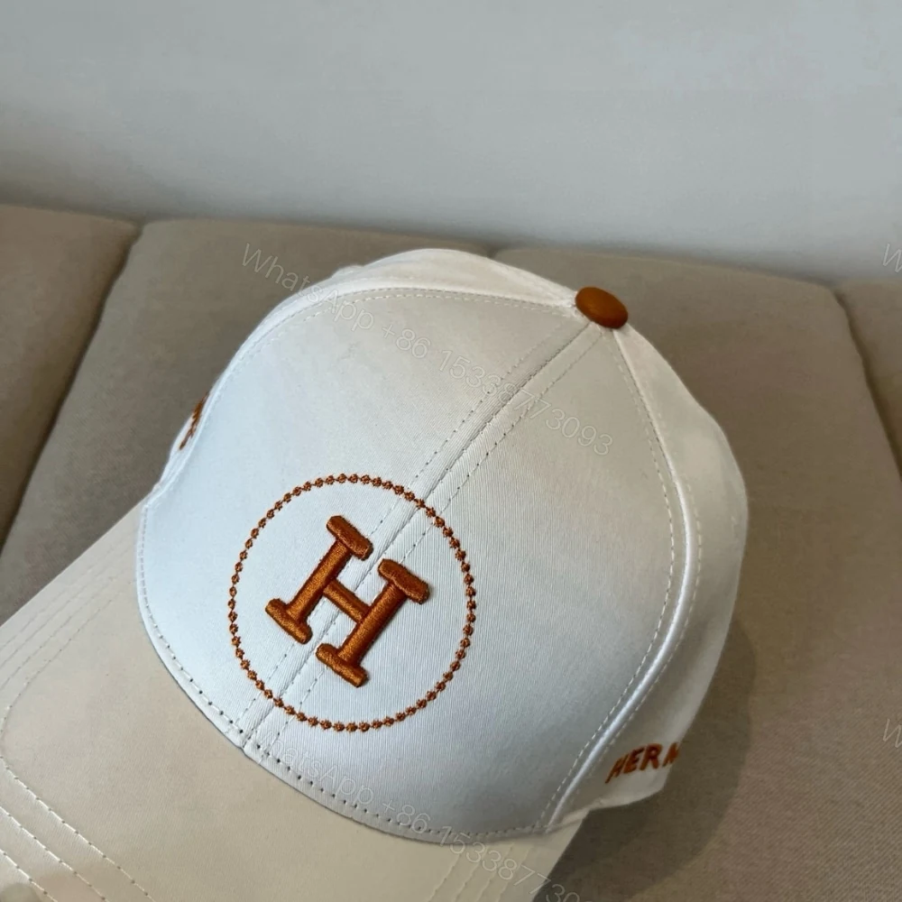 View 4 of HERMES BASEBALL CAP WHITE H LOGO