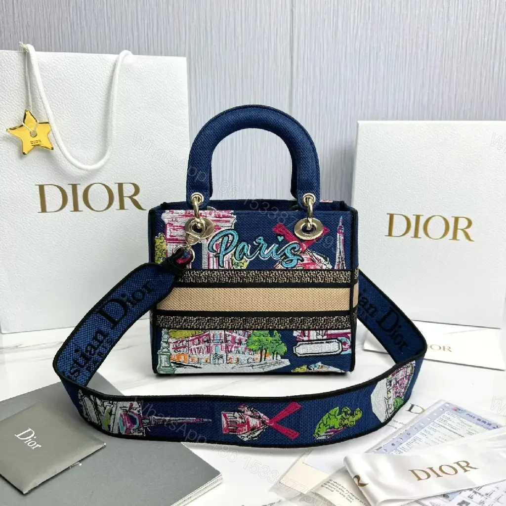 View 2 of Cityscape Handbag: Dior-Influenced, Durable, Statement-Maker