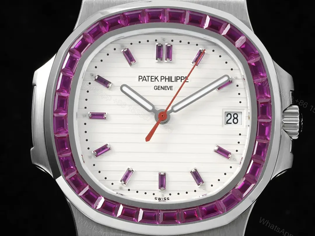 View 2 of Patek Philippe Nautilus 5711 Diamond Set 40mm PATEK-NAUT5711-DIA-40