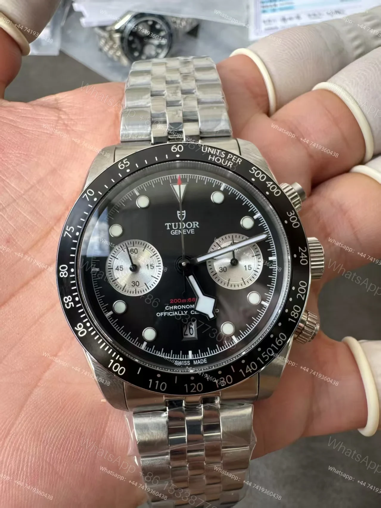 View 8 of Tudor Super Clone Black Bay Chronograph M79360N-0013 Black Dial