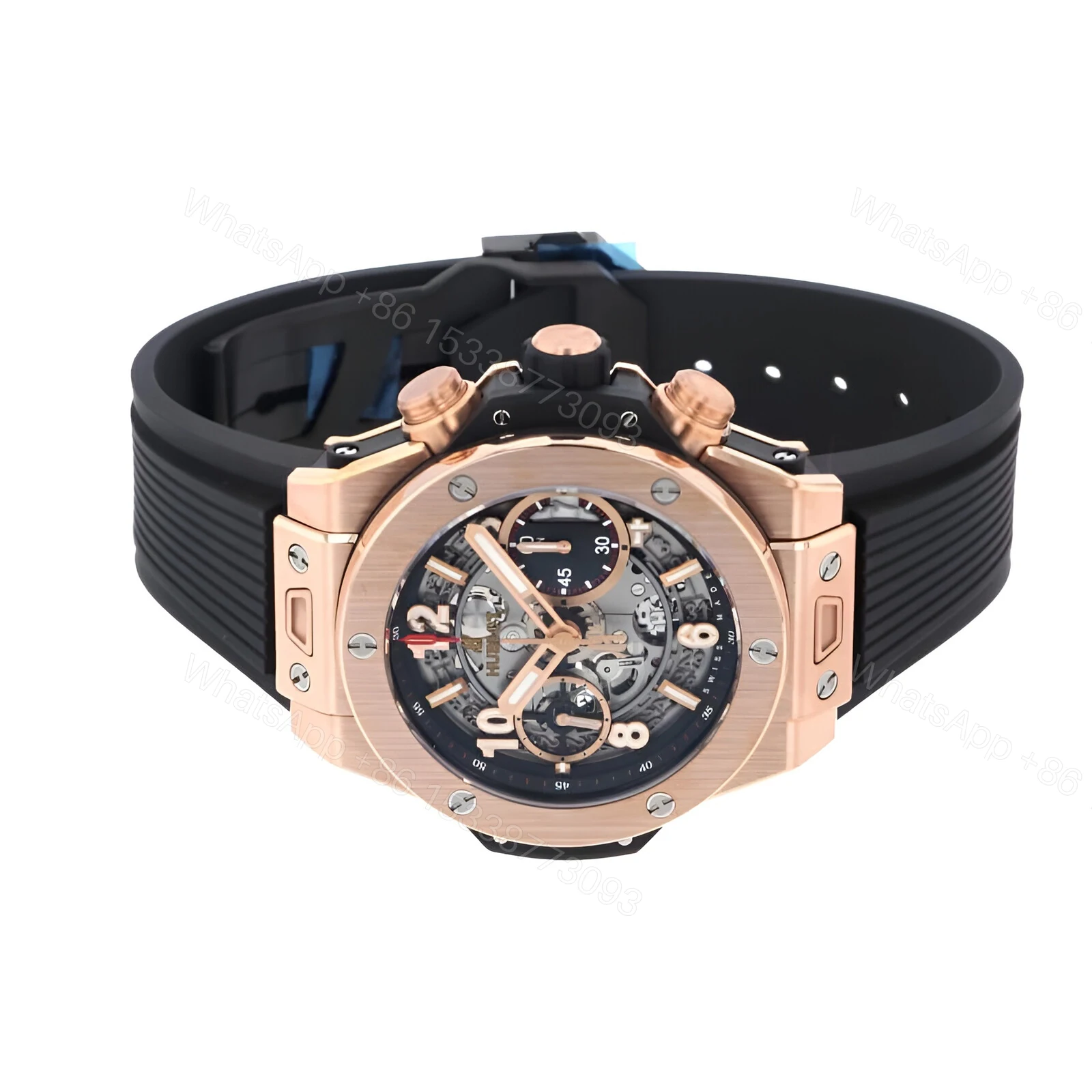 View 4 of Hublot Rose Gold Replica