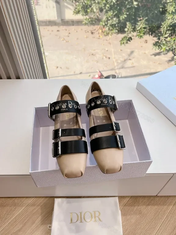 Structured Leather Sandals — Dior Straps, Signature Hardware, Luxe Comfort — view 1