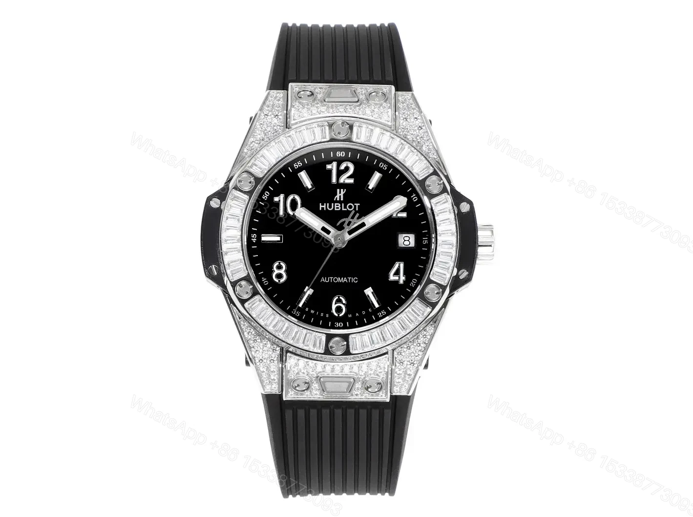 Hublot Big Bang Black Steel Watch — view 1