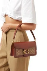 View 4 of FIRST COPY Coach Tabby 26 Brown Mono Presbyopia Handbag