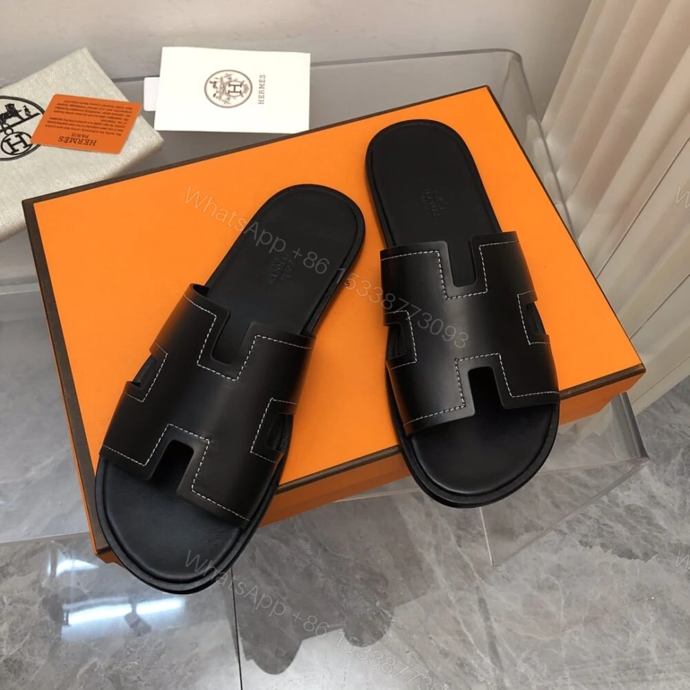 View 2 of Hermes Izmir Sandal Black