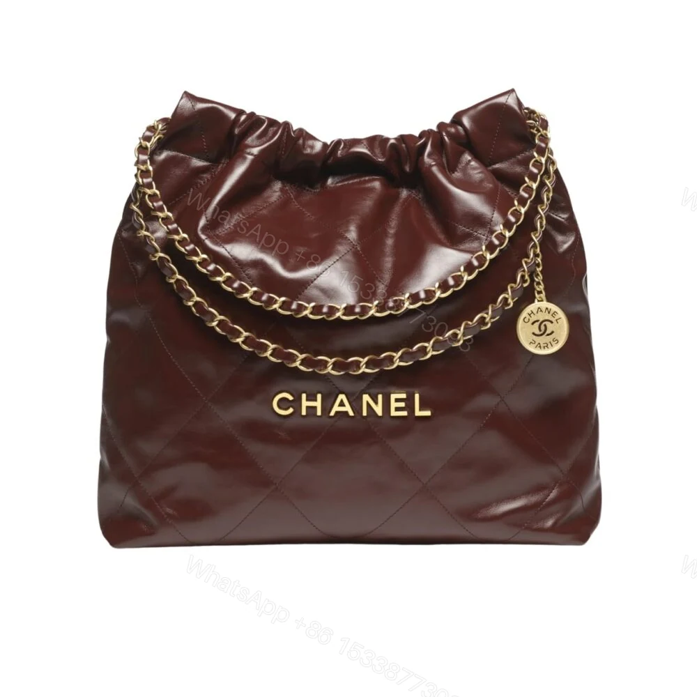Chanel 22 Large Handbag Dark Brown 41Cm — view 1