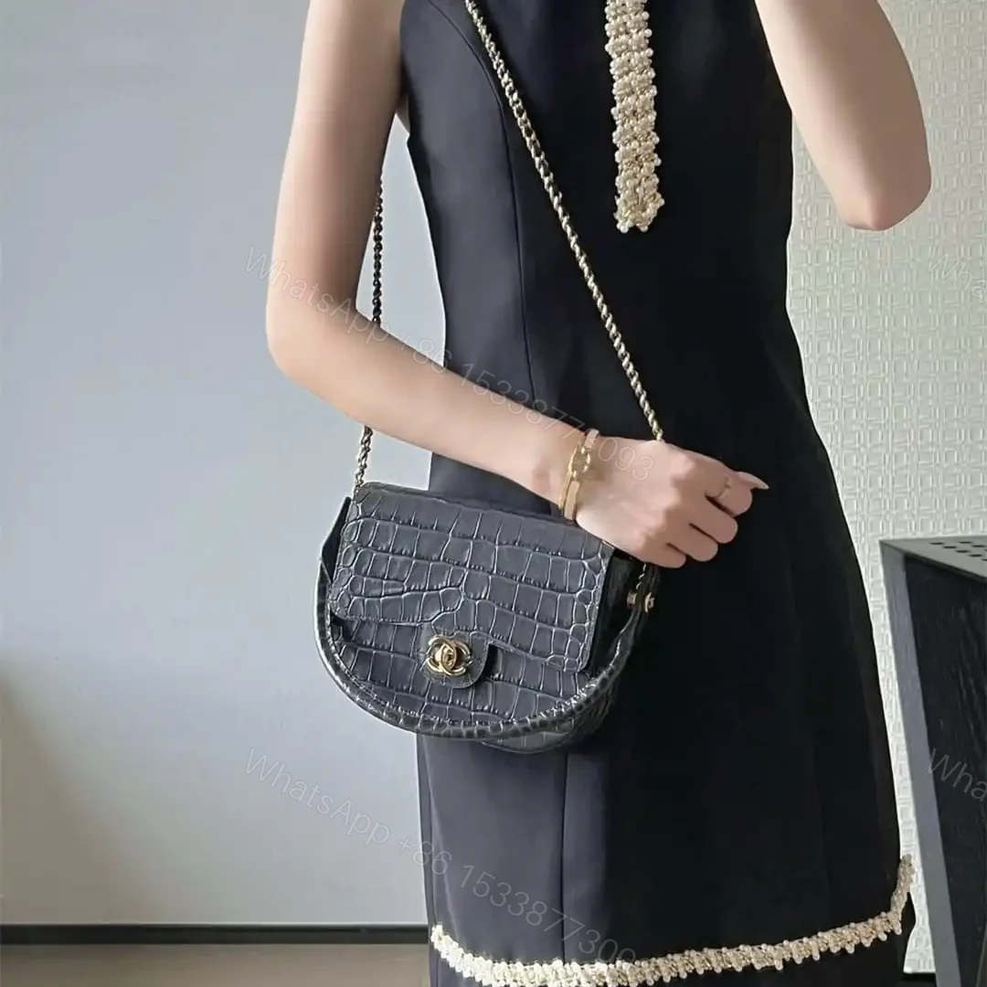 View 24 of 高仿Chanel*26A系列AS6424高級手工坊牛皮鱷魚紋手袋免檢版