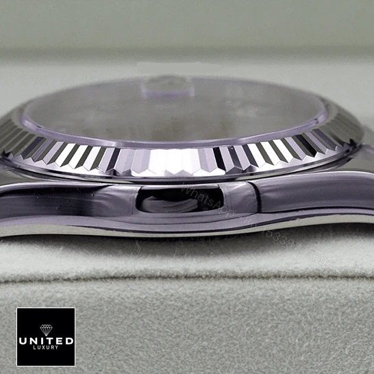 View 10 of Rolex Day-Date 218239-0041 V6 White Roman Dial Replica