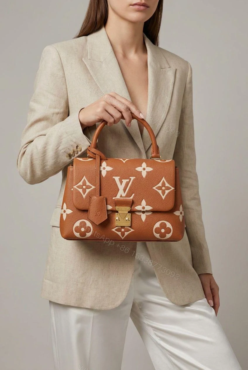 Louis Vuitton Madeleine BB Top Handle Orange First Copy | AAA+ Replica Designer Bag — view 1