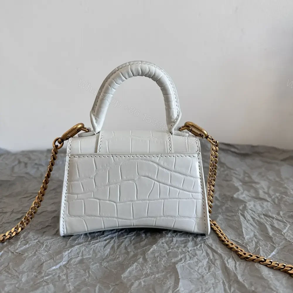 View 2 of 高仿Balenciaga*Nano系列迷你沙漏包白色