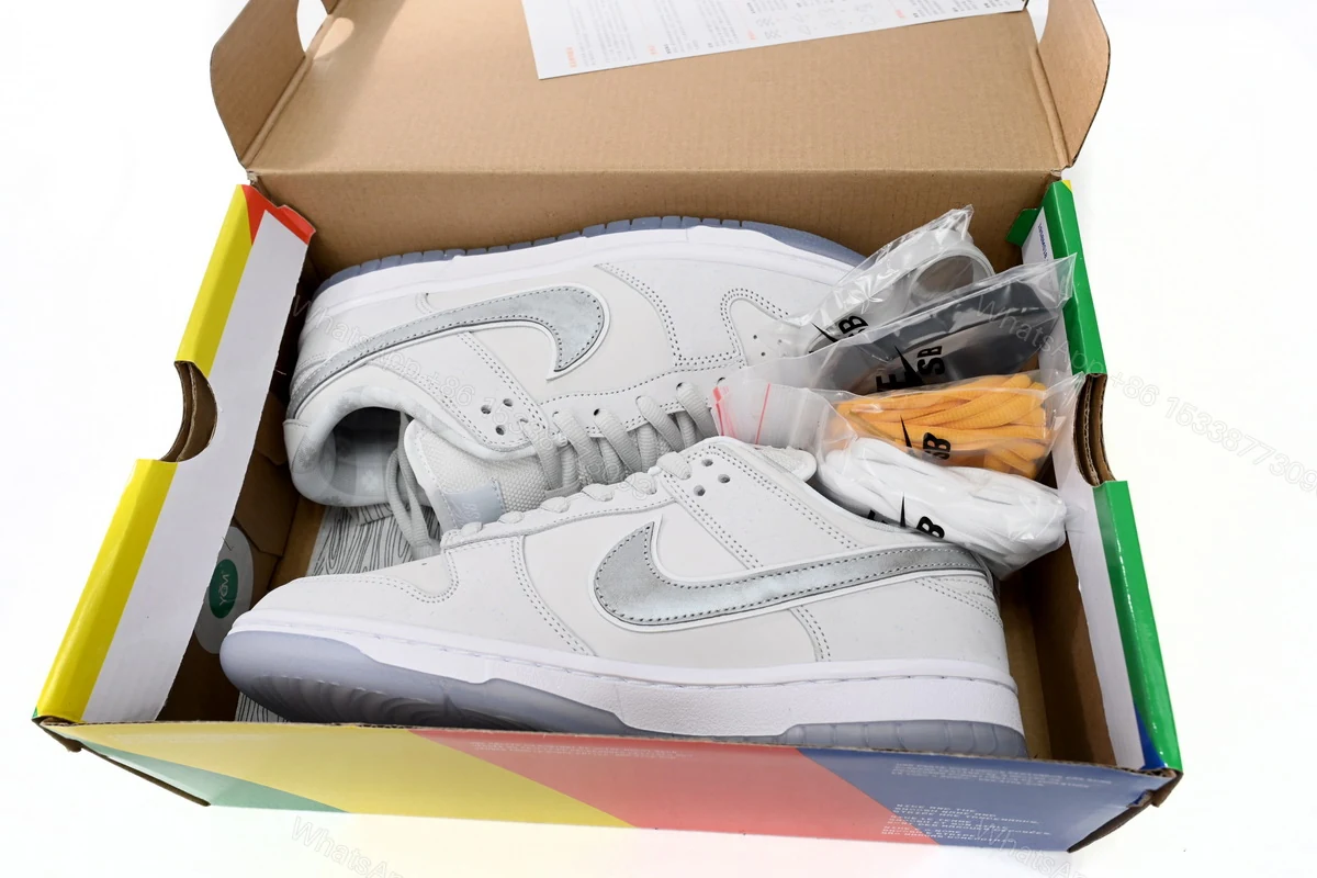 View 8 of CONCEPTS × Nike Dunk SB Low White Lobster FD8776-100