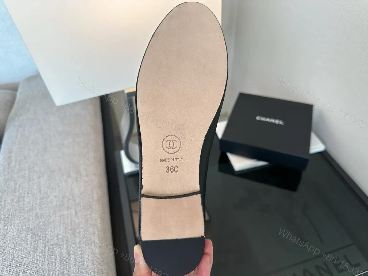 View 8 of Glossy Toe Black Ballet Flats – Luxury Casual Style