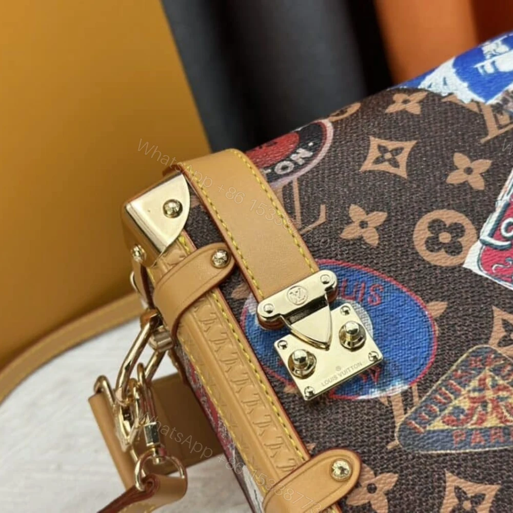 View 8 of Louis Vuitton Side Trunk MM Flight Mode Gaston Monogram 21Cm M47085