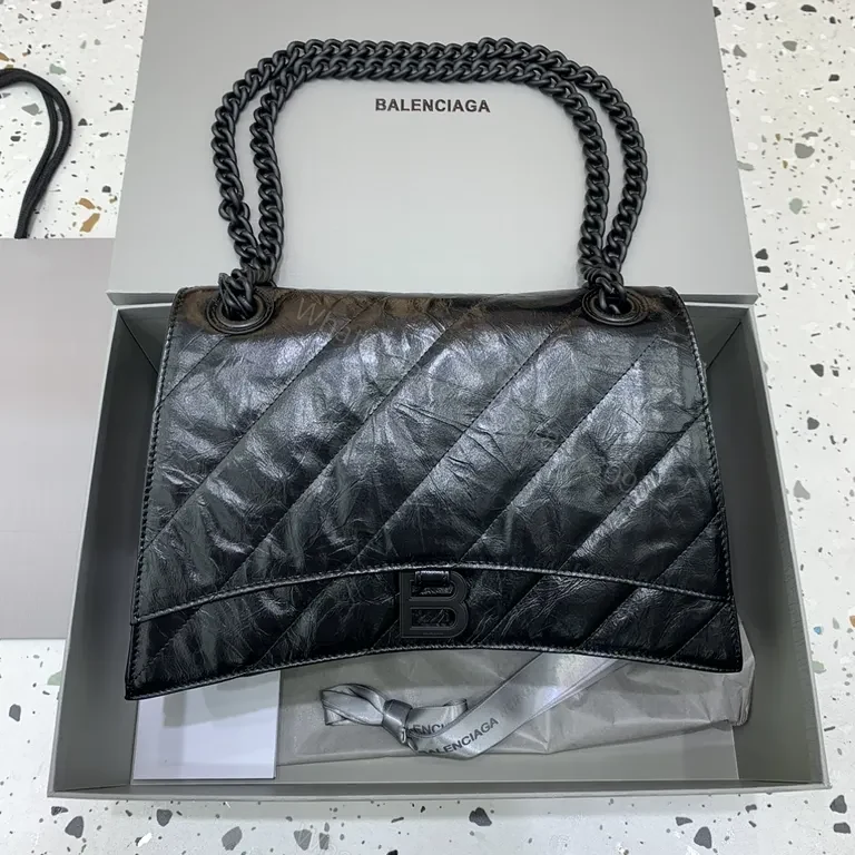 Africana Quilted Chain-Handled Crossbody: Modern Shadowed Luxe — view 1