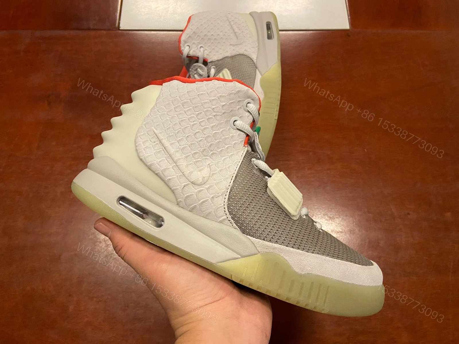 Nike Air Yeezy 2 NRG Pure Platinum 508214-010 — view 2